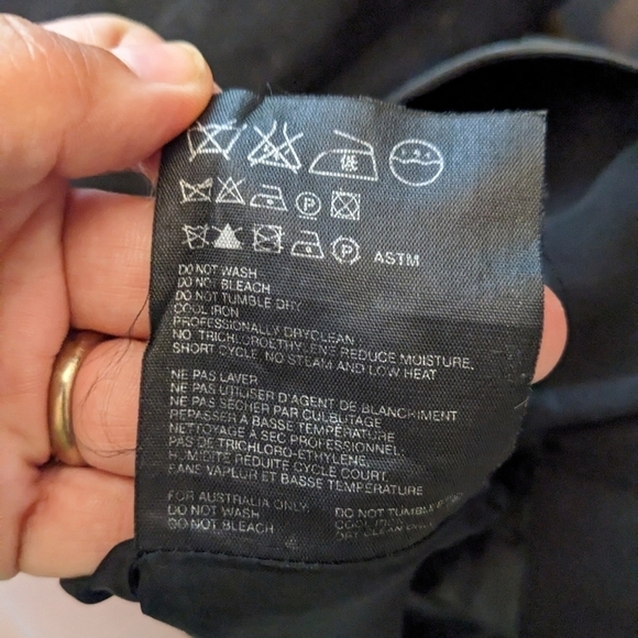 PRADA Leather Trim Pencil Skirt with Pockets - Picture 8 of 8